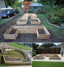 how to build a u shaped raised garden