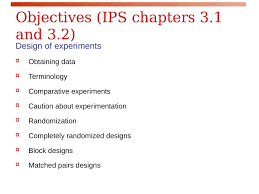 Producing Data Design Of Experiments Ips Chapters 3 1 And