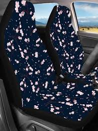 1pc Fl Print Car Seat Cover Shein