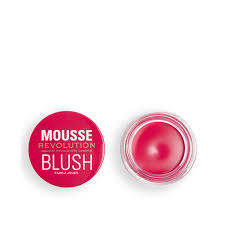 makeup revolution mousse blusher juicy fuchsia pink