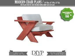 Modern Chair Wooden Chair Plans