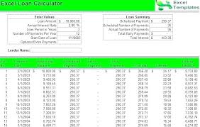 Excel Loan Repayment Template Tailoredswift Co