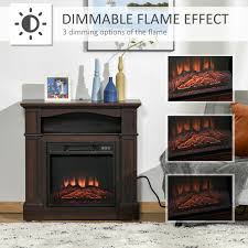 Homcom Electric Fireplace With Mantel