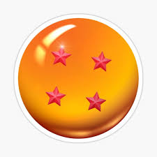 5 star dragon ball transparent. Dbz Four Star Dragonball Sticker By Animereloaded Redbubble