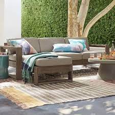 portside outdoor 2 piece chaise sectional