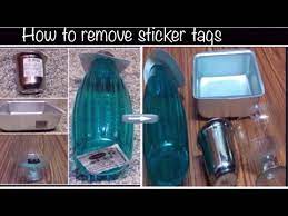 how to remove sticker s from bottles