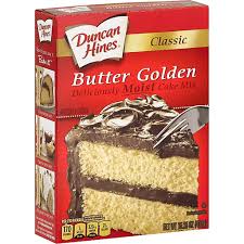 I found it on the duncan hines dark chocolate fudge cake mix about 6 years ago. Duncan Hines Classic Cake Mix Butter Golden Cake Cupcake Mix H G Hill Food Stores