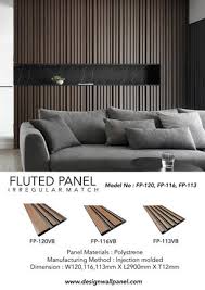 Fluted Panel Irregular Interior Wall