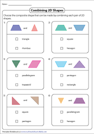 decomposing 2d shapes worksheets