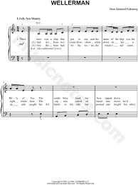 Download a large collection of sheet music for free in pdf. New Zealand Folksong Wellerman Sheet Music Easy Piano In A Minor Download Print Sku Mn0226816