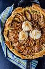 apple galette with puff pastry