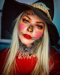 cute easy scarecrow makeup halloween