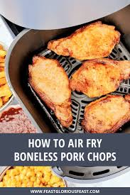 how to air fry pork loin steaks