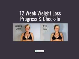 12 week weight loss progress update