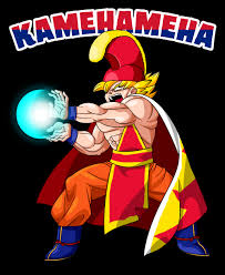 Mai ditches her broken powersuit and rides pilaf's and shu's combined powersuits as the trio flees. Goku Dressed As King Kamehameha Powering Up A Kamehameha Wave Oc Dbz