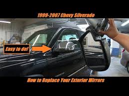 How To Replace Mirror Glass 99 06 Chevy