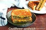 cauliflower sandwich filling