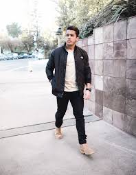 You can pair them with distressed jeans for a casual look, or dark wash jeans for a more formal occasion. Men S Outfit Idea Quilted Jacket And Suede Chelsea Boot Royal Fashionist