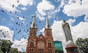The building was erected by the french colonialists at the end of the xix century. Saigon Notre Dame Cathedral Restoration To Extend Until 2023 Vnexpress International