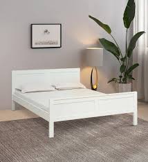 Bergamo Solid Wood King Size Bed In