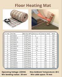 zinc alloy electric floor heater for
