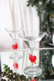 Valentine Martini Glasses With Heart