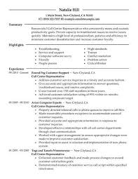 8 Call Center Resume Samples The Skills To Include Templates