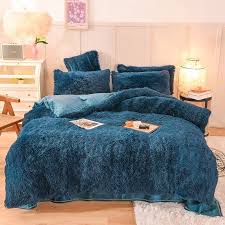 Plush Gy Bedding Set Fluffy Faux
