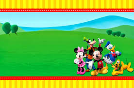 Mickey Mouse Clubhouse Blank Invitation Template