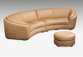 round leather sofa foter