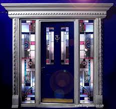 beveled glass doors stained glass door