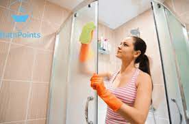 how to clean shower doors with baking