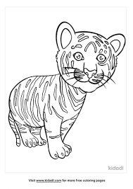 Tiger coloring sheets are popular with kids of all ages. Baby Tiger Coloring Pages Free Animals Coloring Pages Kidadl