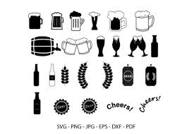 These birthday milk bottles svg cut file & clipart look good enough to drink! Beer Clipart Bundle Graphic By Redcreations Creative Fabrica