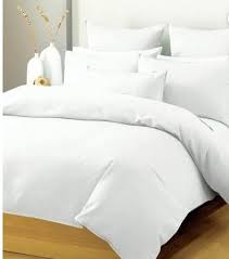 lacoza white hotel double bedsheet