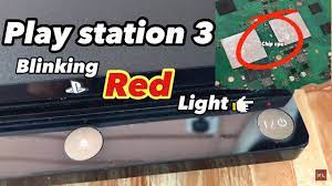 fix ps3 blinking red light problem