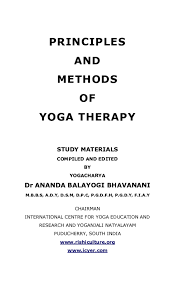 Pdf Yoga Therapy Notes Ananda B Bhavanani Academia Edu