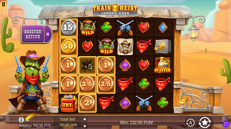 Train Heist Johnny Cash Demo & Review | BGaming