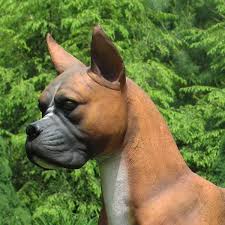 Boxer Statue 36 5 Life Size Dog