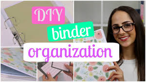 diy binder organization for