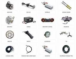 electric vehicle spare parts for e