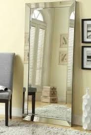 home goods lean against wall mirror