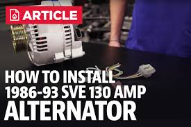Maybe you would like to learn more about one of these? How To Install Mustang 130 Amp Alternator 86 93 Lmr