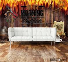 Is a market leader in the home decoration industry with its entrada collection line of wall decor, table top decor, accent furniture, artificial flowers, garden decor, and more. Wooden Wall On Fire Morning Coffee Living Room Art Wall Murals Wallpap Idecoroom