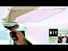 How To Repair A Drywall Ceiling Hole