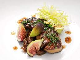 pan seared foie gras with fig mostarda