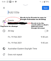google calendar event invitations aren