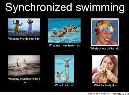 Synchronized swimming... - Meme Generator What i do | My Style ... via Relatably.com