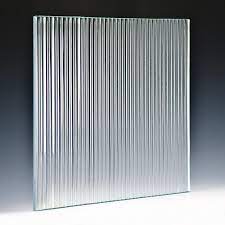 fluted architectural cast glass is