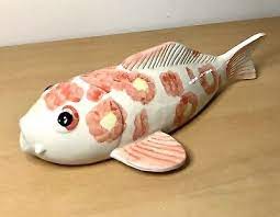Japanese Ceramic Koi Carp Fish Wall